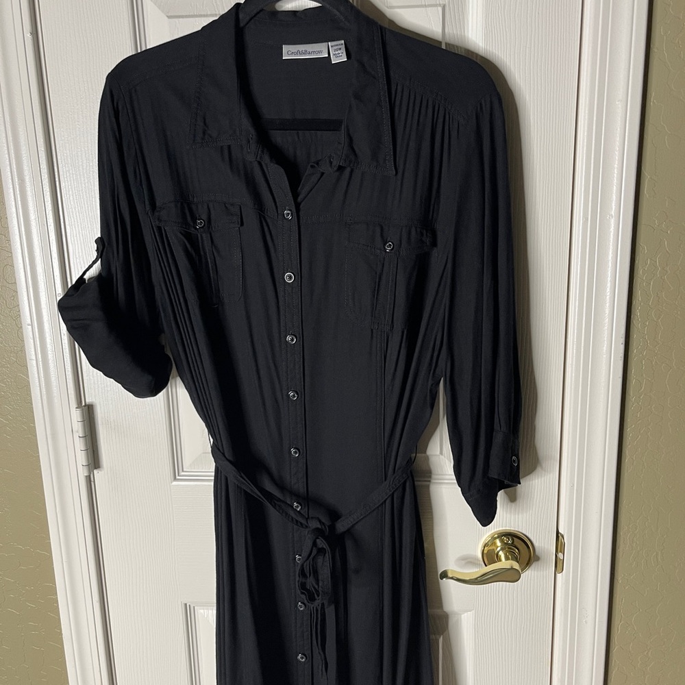 💥Final Markdown💥 Croft & Barrow Black Dress - Picture 5 of 7